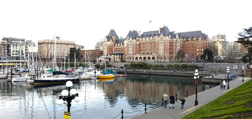 The Fairmont Empress Hotel was built in 1908. They call it "The Castle of the Coast."