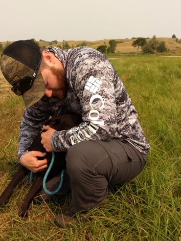 Nick Walters Big Sky Kennels hunting dog positive training