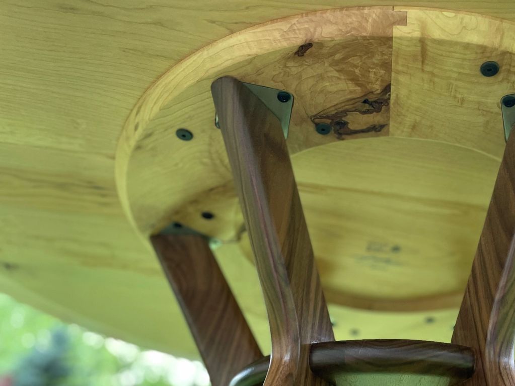 Table underside