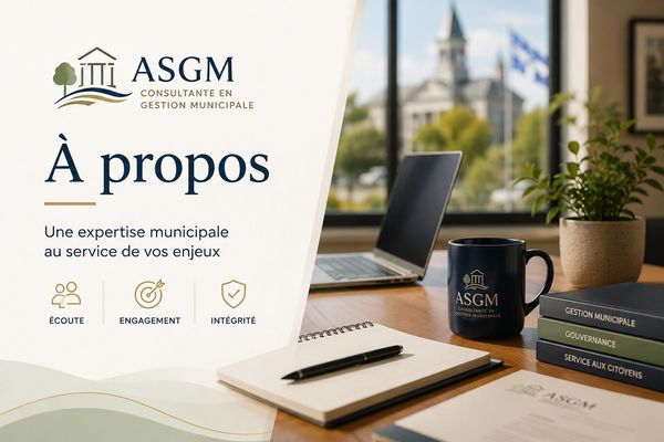 Expertise municipale et services de gestion présentés par ASGM.