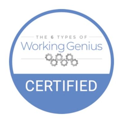 The 6 Types of Working Genius Certified logo