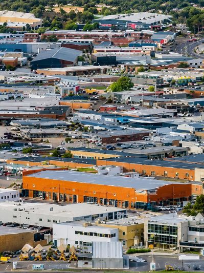 Aerial view of Fyshwick (ACT)