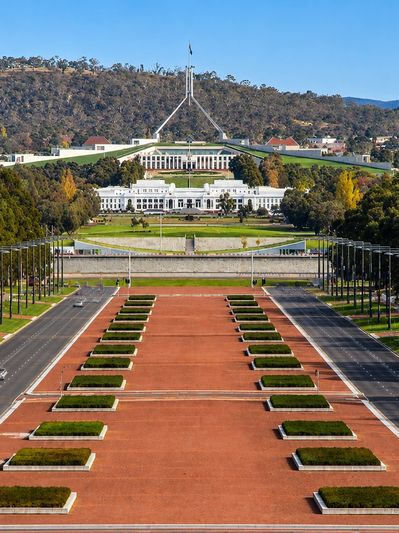 Parliament House in Canberra