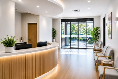 reception area of an office
