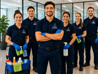A cleaning staff