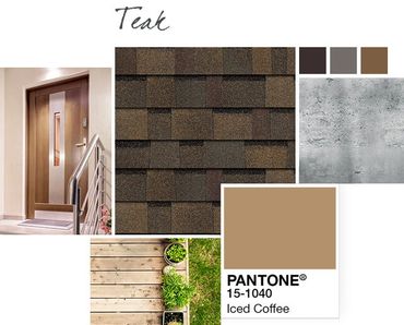 Teak shingle color