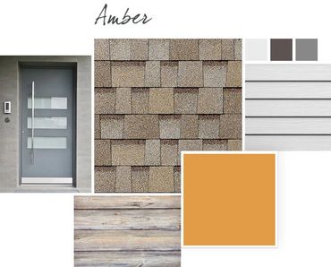 Amber shingle color