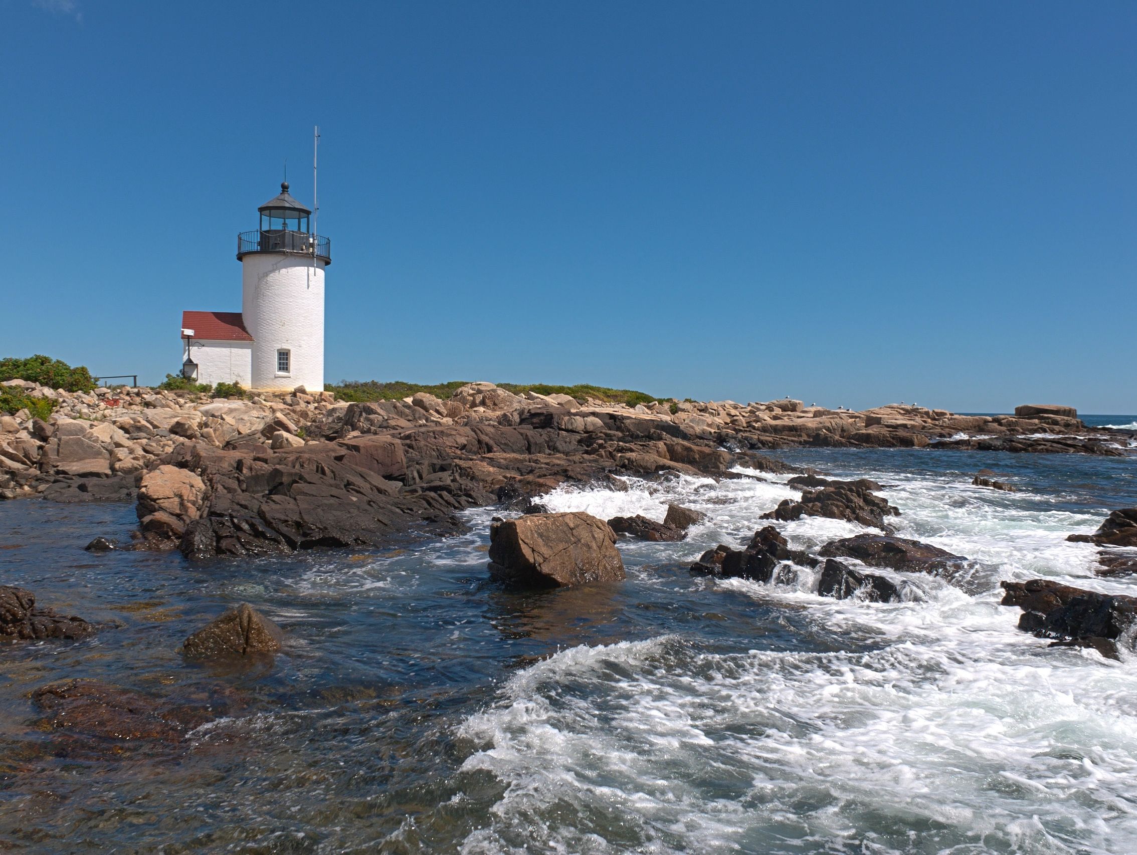 Goat Island Light House - Cape Porpoise, Maine - USA
