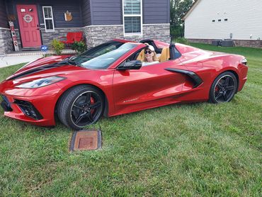 Wendy Gurga and her Red mist C8
