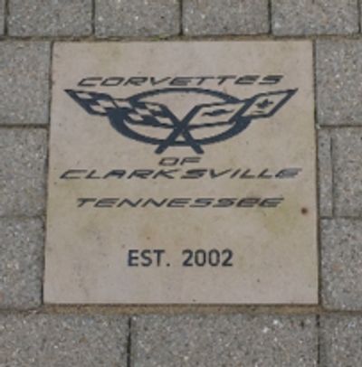 Brick at the National Corvette Museum