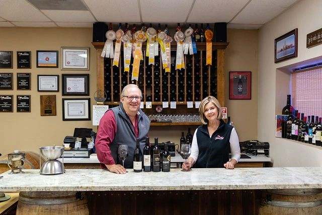 Robert & Rene Smerling Founders of Cabana Winery, welcoming you to our winery.