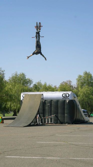 chris hughes back flip cliff hanger