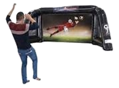 Inflatable soccer game, sticky soccer game, soccer games for rent Martinsville VA, Greensboro NC