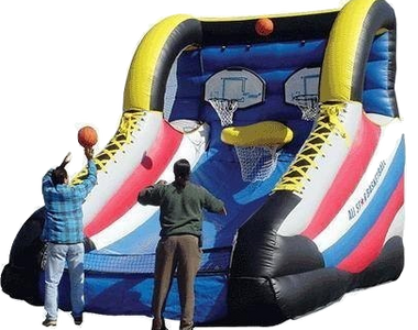 Big basketball game inflatable, big hoops games VA, NC, inflatable rental
