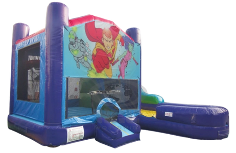 bounce house water slide,  water slide
