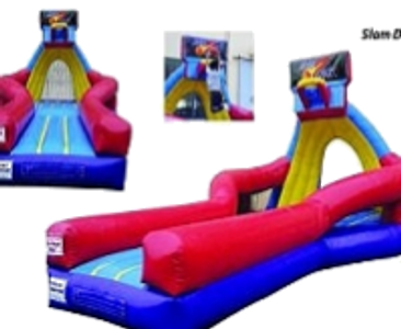 Inflatable slam dunk challenge for rent rental