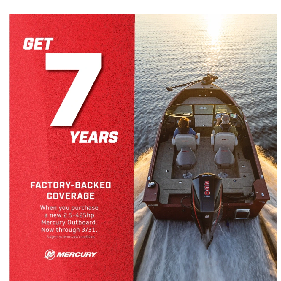 Get 7 years factory-backed coverage on new Mercury Outboards through 3/31.
Mercury Marine Repair near me. Mercury Outboard Dealers Florida