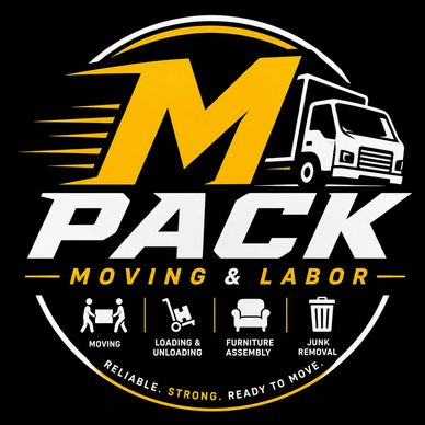 Logo for M Pack Moving & Labor services.