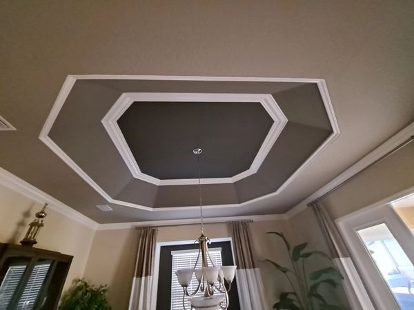Residential Interior - two toned vaulted ceiling