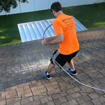 Jacks Exterior Wash, Licensed and Insured, Paint Ready House Wash, Roof Cleanings, Pressure Washing Company, Roof and Gutter Cleanings, Exterior Soft House Wash, House Wash, Palm Cost, Hammock Beach, Flagler County area