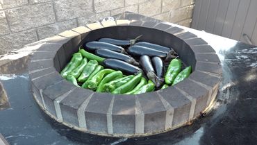 Traditional Armenian, Tonir oven. A vertical brick oven.