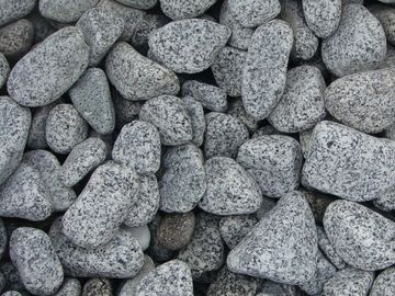 Tamburlanmış granit taşı, tamburlu granit, granit çakılı, benekli dolomit