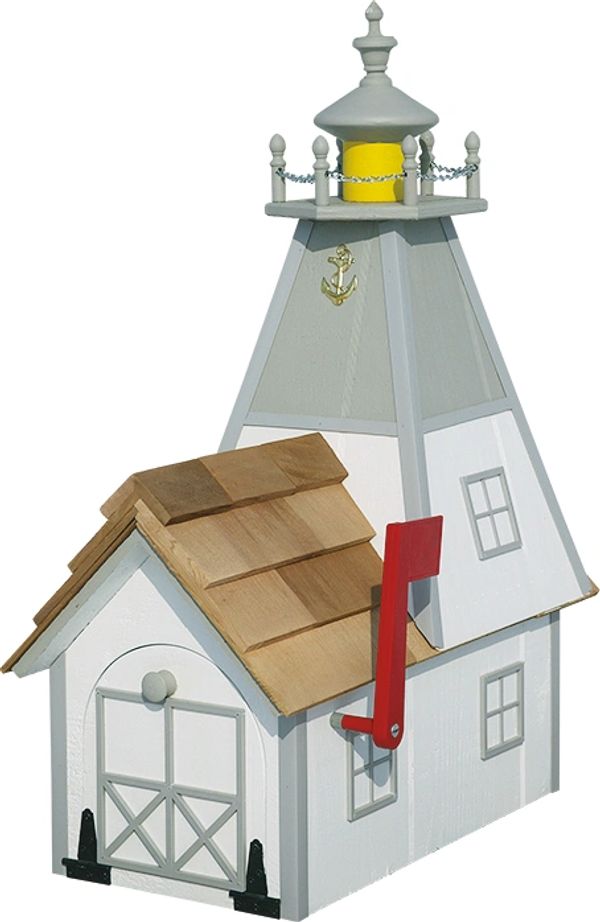 Lighthouse No Light Mailbox
