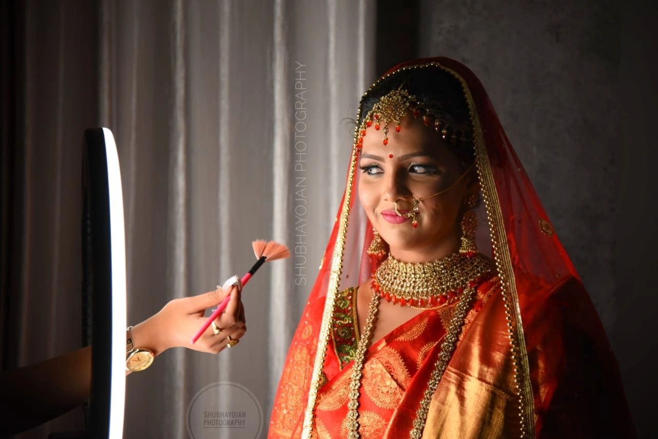 Wedding makeup photography by ShubhAyojan wedding planner