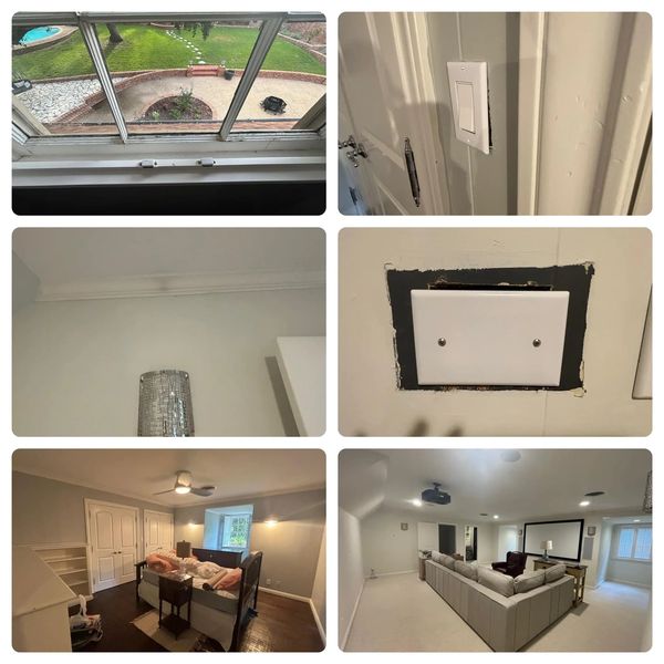 Interior repaint transformation on a Central Texas ranch-style home