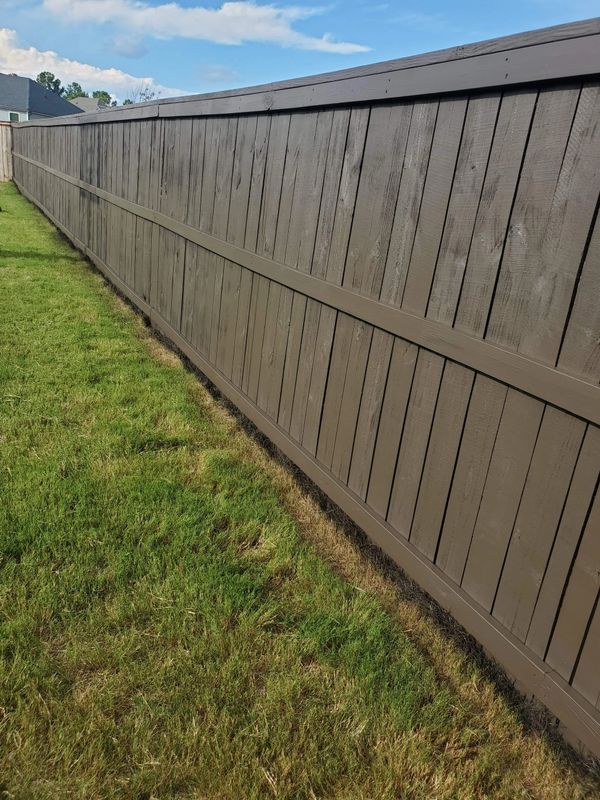 Stained Fence
