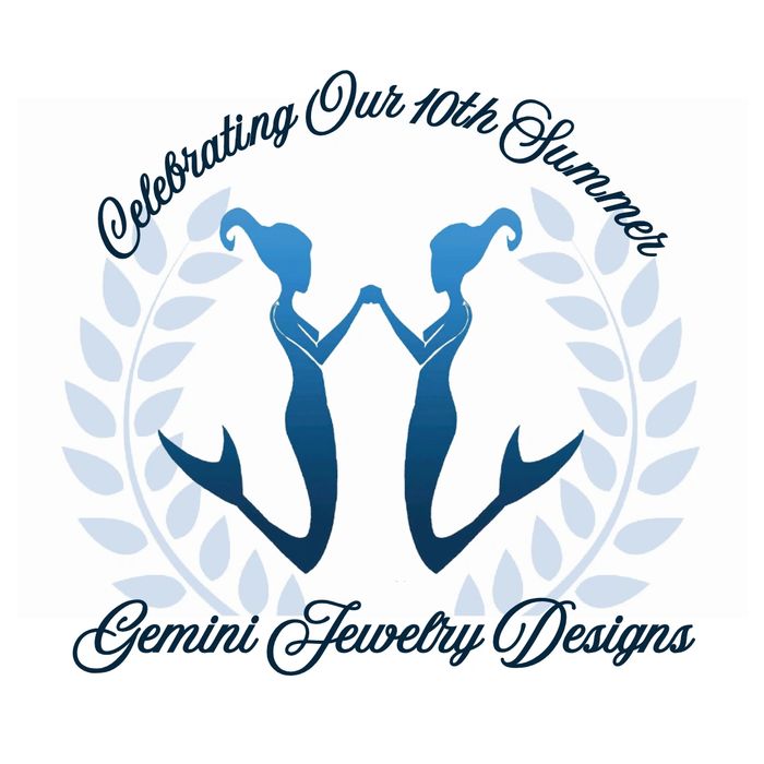 Gemini Jewelry Designs Celebrating Our 10th Summer Logo.
