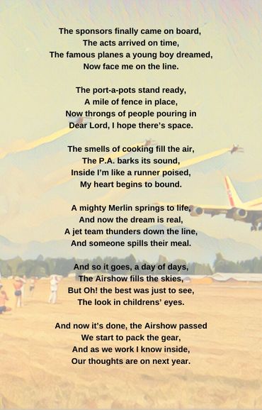 Airshow Poem by Patrick J. Phillips page 2