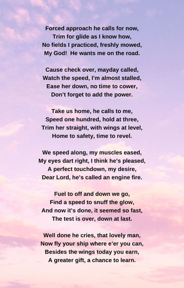Flight Test Poem by Patrick J. Phillips  Page 2