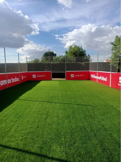 Pista de fútbol 3x3 modular desmontable,tamaño 15mx8m