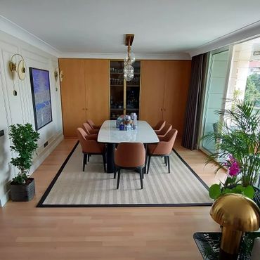 Gizli dikişli bordür kenarlı halı tasarımı yaptığımız müşterimizin evinden örnek