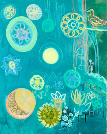 “ Nido “ serie : Hallazgos de bosque
Oil on Canvas
120 x 100 cm