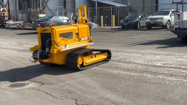 House tug- used for installing mobile homes. Maneuvering in tight places, soggy/ rugged terrain.