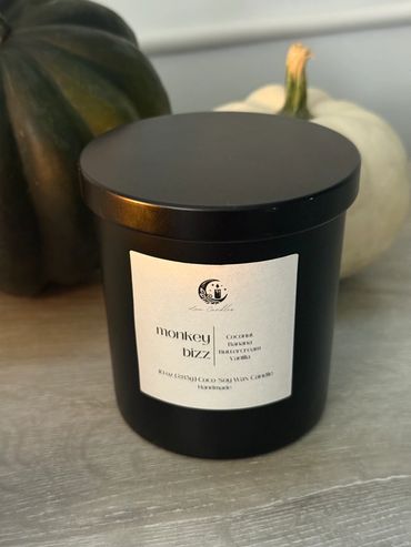 Monkey bizz candle is a mix of banana and coconut