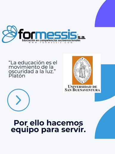 Educacion en habilidades blandas con Formessis y la Universidad san Buenaventura de Cali