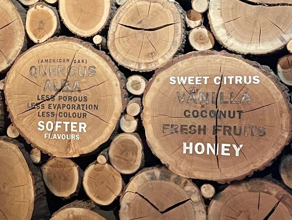 Influence of different types of oak
