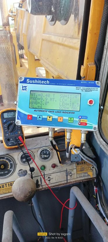 Sushitech Automatic safe load indicator
Model ST1009 WWW.SUSHITECHINDIA.COM