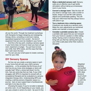 Cover image of a magazine with a girl holding a red heart size pillow