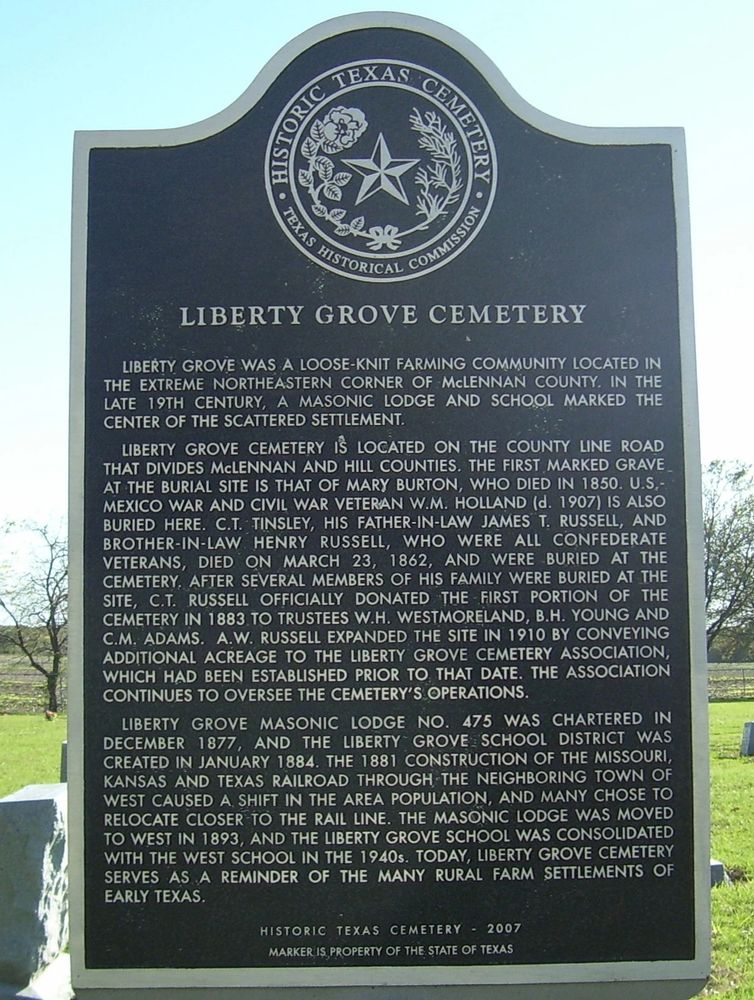 Texas Historical Commission Plaque