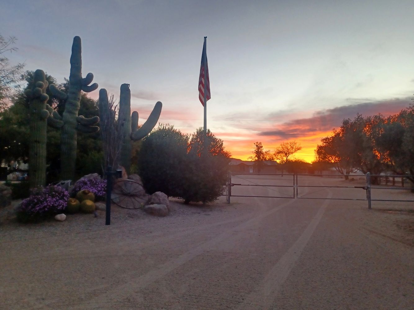 Entrance to Windrush Ranch 