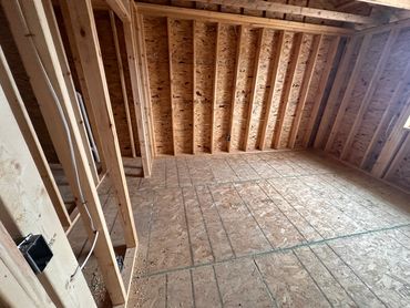 new home construction electrical installation.