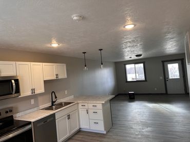 new construction lighting install