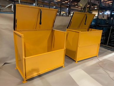 Metal Stillage with Dunnage for automotive industry