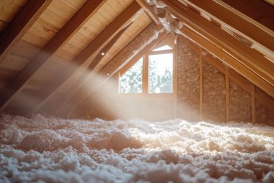 Proper insulation in homes make them much more energy efficient.