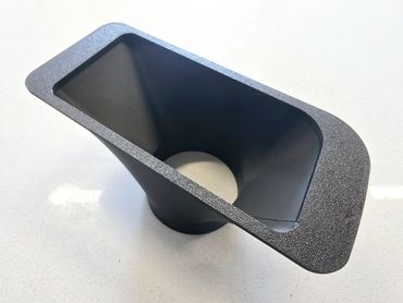 Custom front intake for BMW.