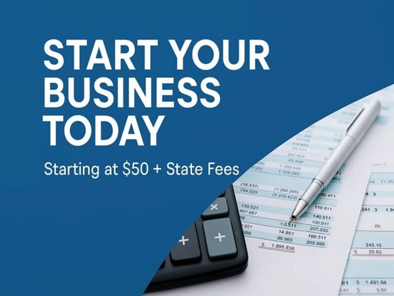 Start your business today with Corporate Citizens LLC for just $50 + state fees